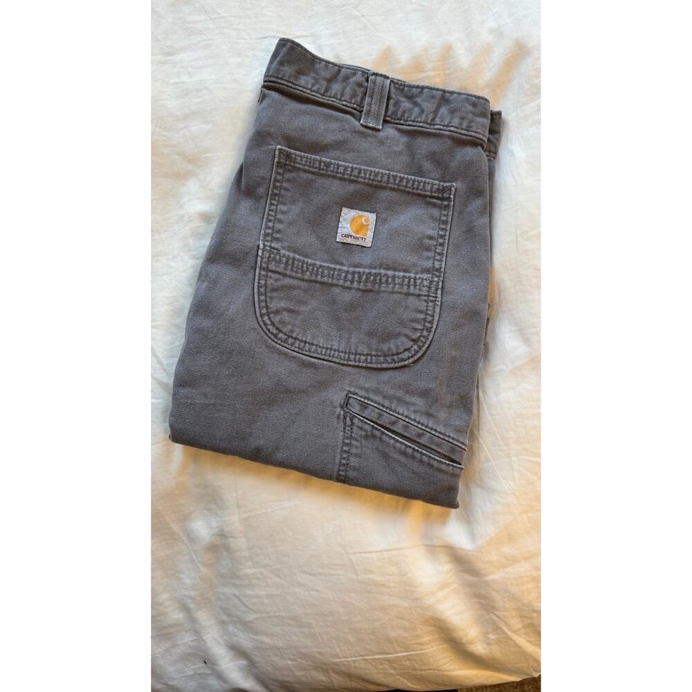 Relaxed 10" Rigby Dungaree Short | Gray | W34